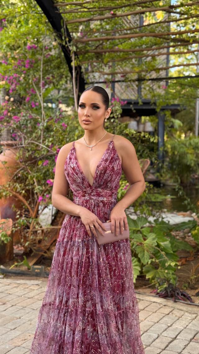 Vestido Flor Marsala