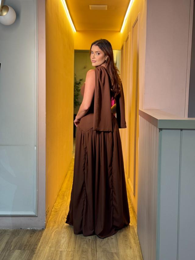 Vestido Jessy Mocha Mousse