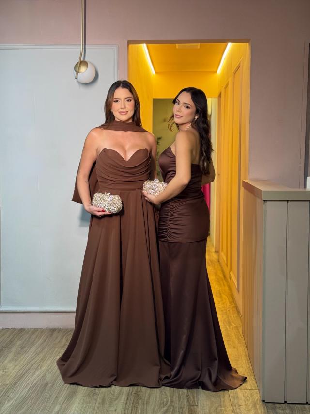 Vestido Kylie Mocha Mousse