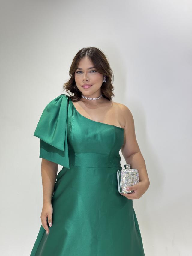 Vestido Bárbara Verde Esmeralda