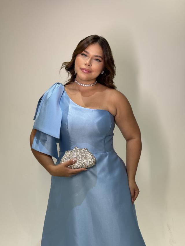 Vestido Bárbara Azul Serenity