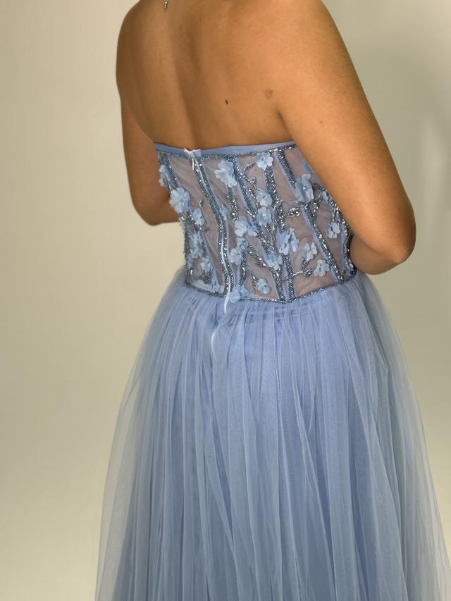 Vestido Flora Azul Serenity