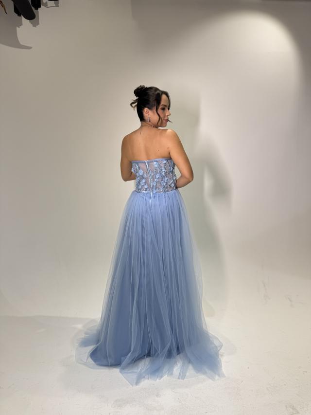 Vestido Flora Azul Serenity