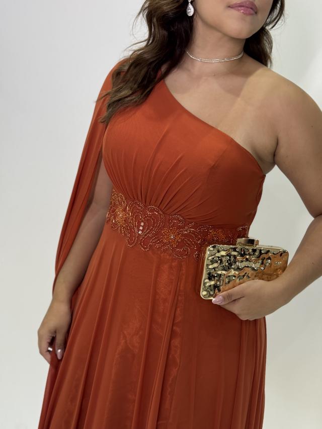 Vestido Rayane Terracota