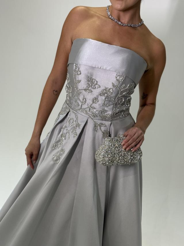 Vestido Pérola Prata