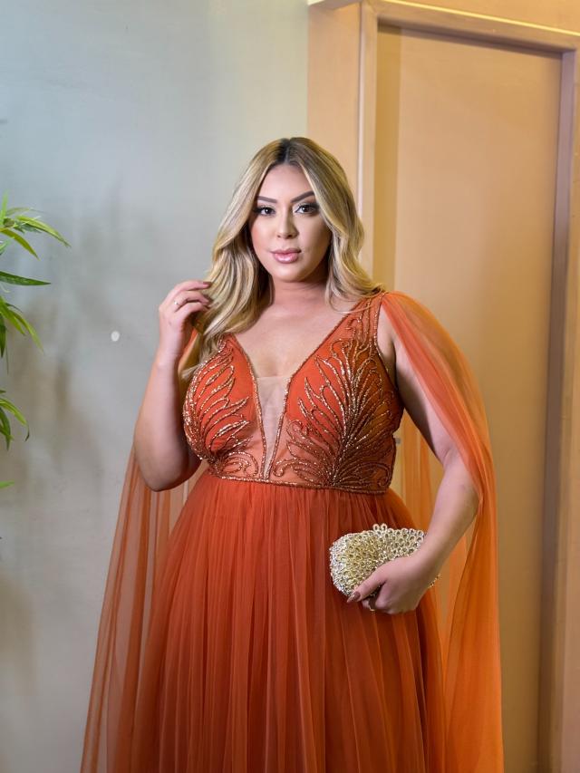 Vestido Grazi Terracota