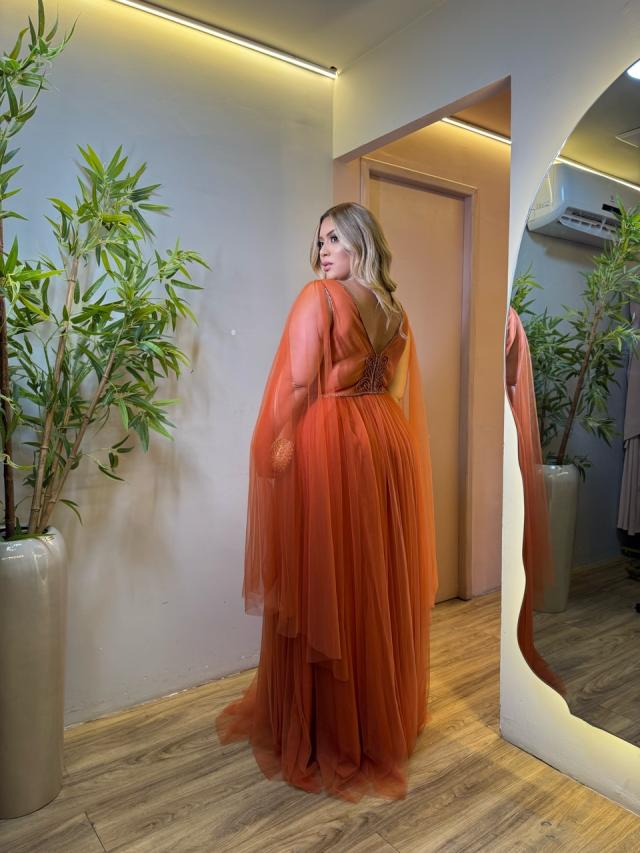 Vestido Grazi Terracota
