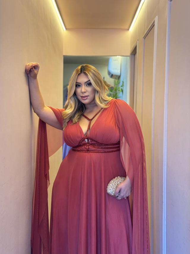 Vestido Manuela Terracota