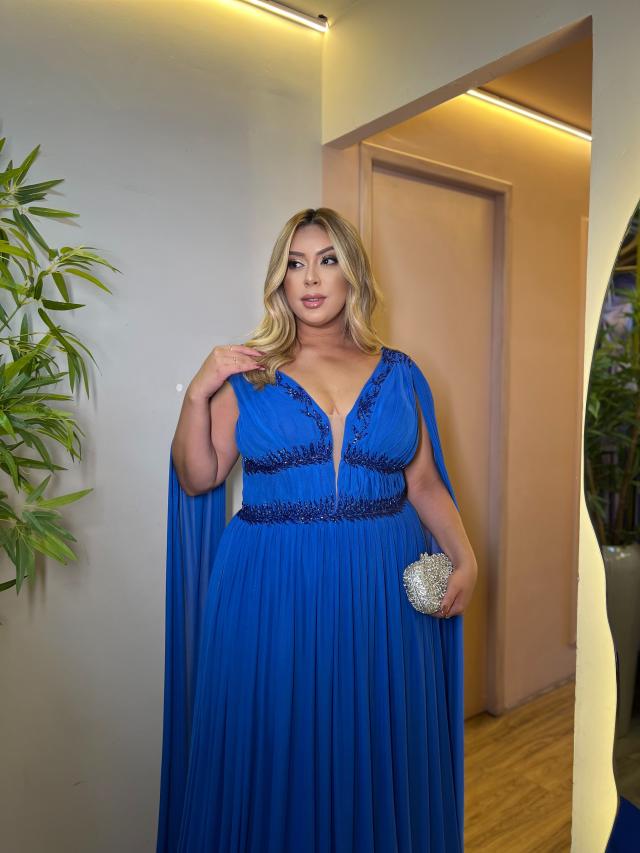 Vestido Susan Azul Royal