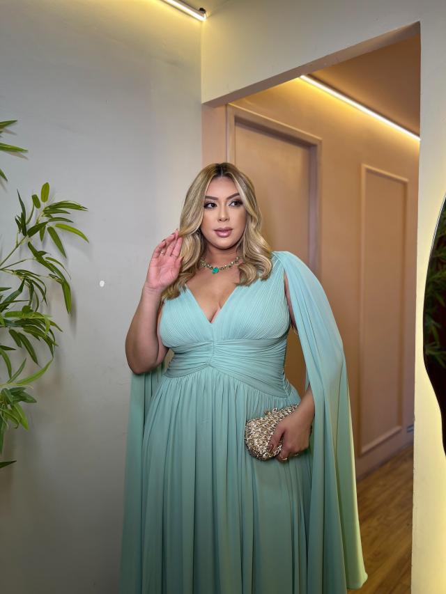 Vestido Suzana Verde Mint