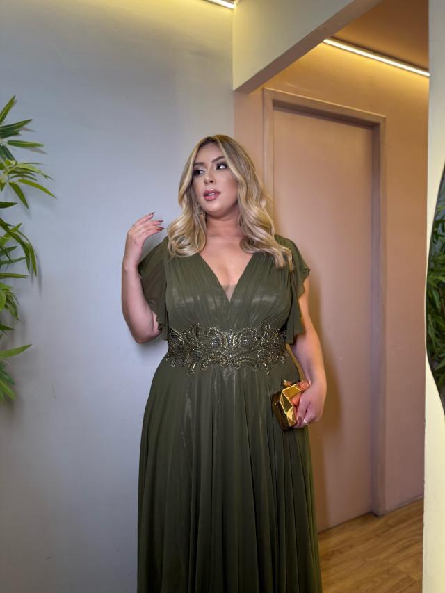 Vestido Diana Verde Oliva