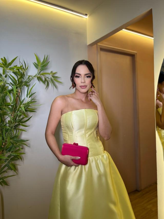 Vestido Ayla Amarelo