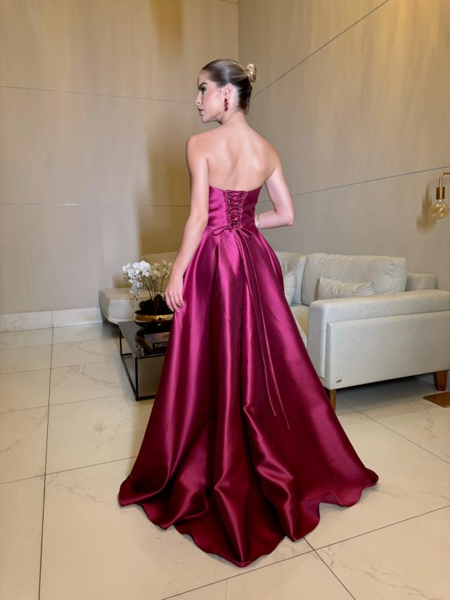 Vestido Leidy Fucsia