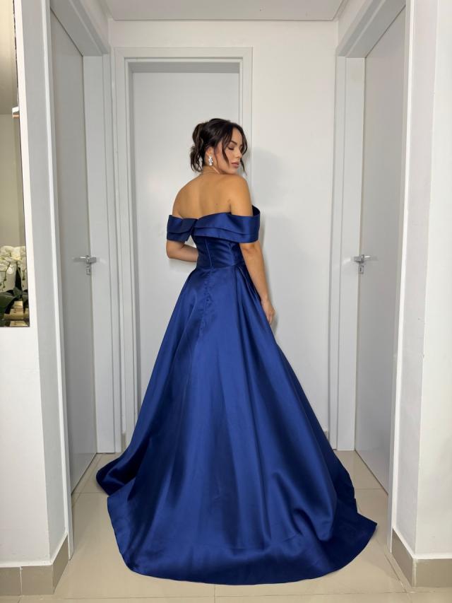 Vestido Soraia Azul Royal