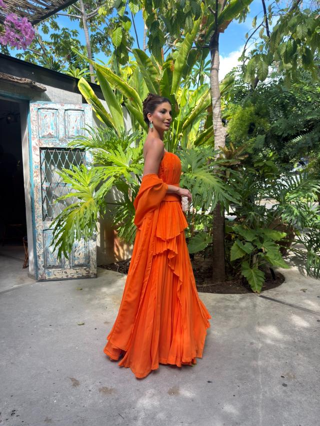 Vestido Ágata Laranja