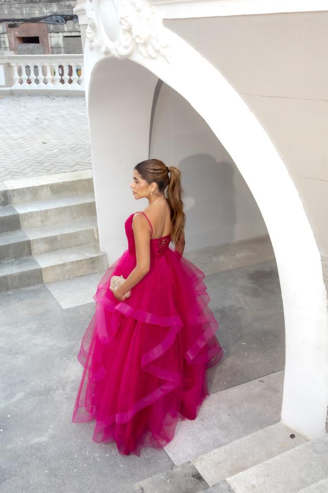 Vestido Nina Fucsia