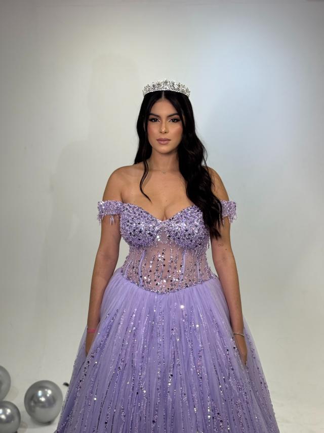 Vestido Bela Lavanda