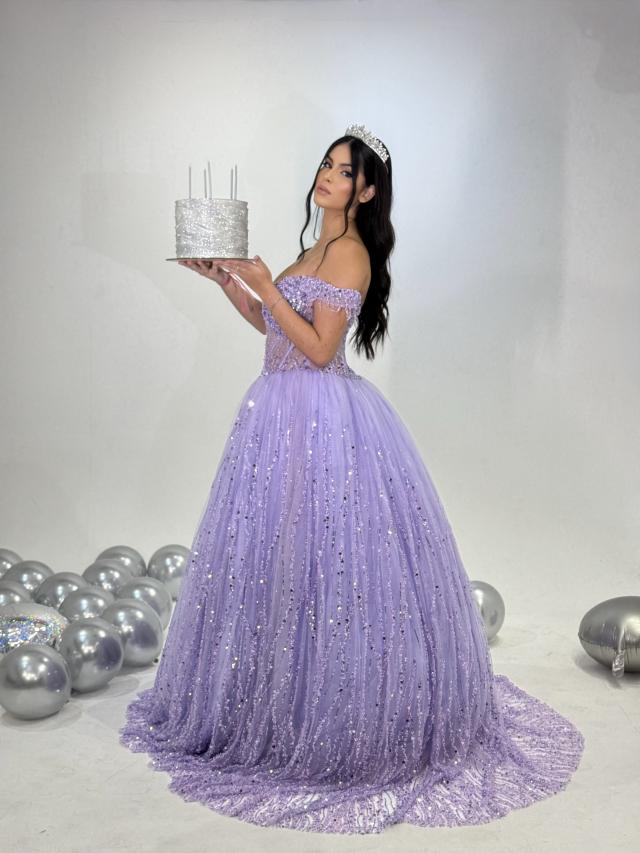 Vestido Bela Lavanda