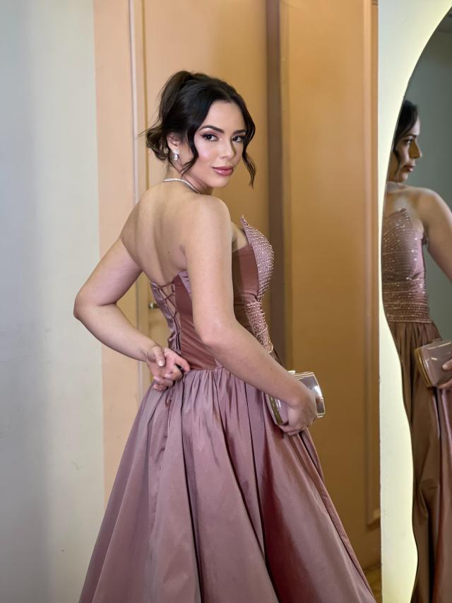 Vestido Lenzi Rosa