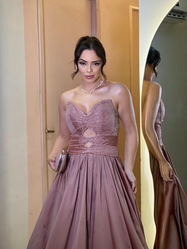 Vestido Lenzi Rosa