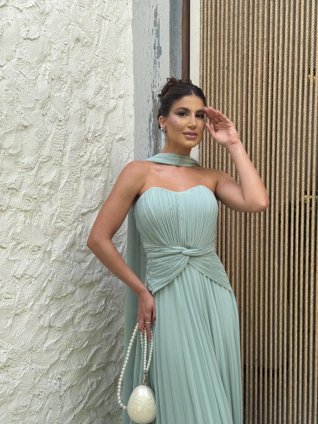 Vestido Simone Verde Mint