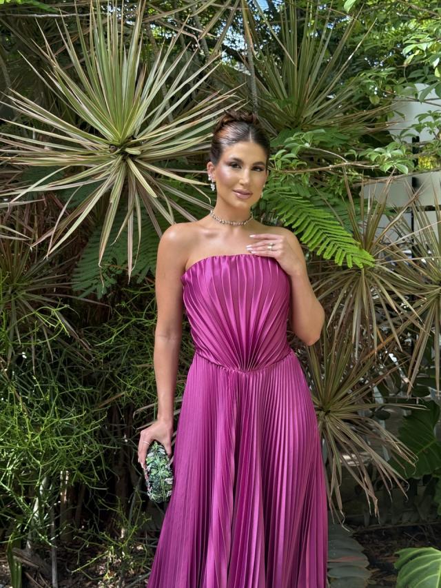Vestido Giovana Fucsia