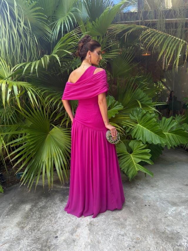 Vestido Tassia Fucsia