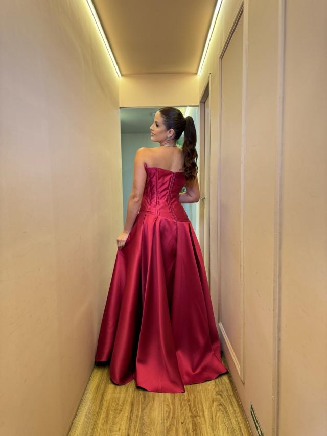 Vestido Paula Fucsia