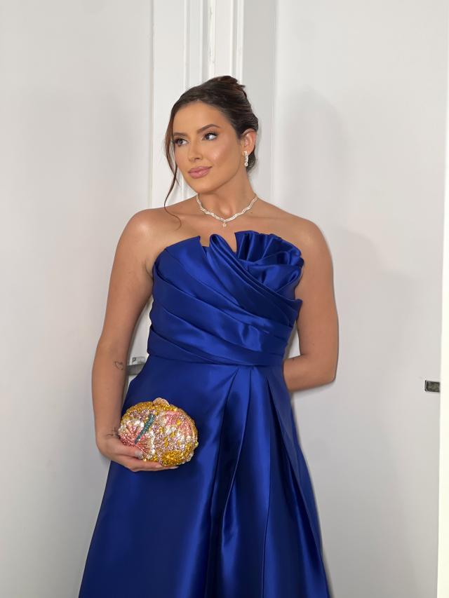 Vestido Rebeca Azul Royal