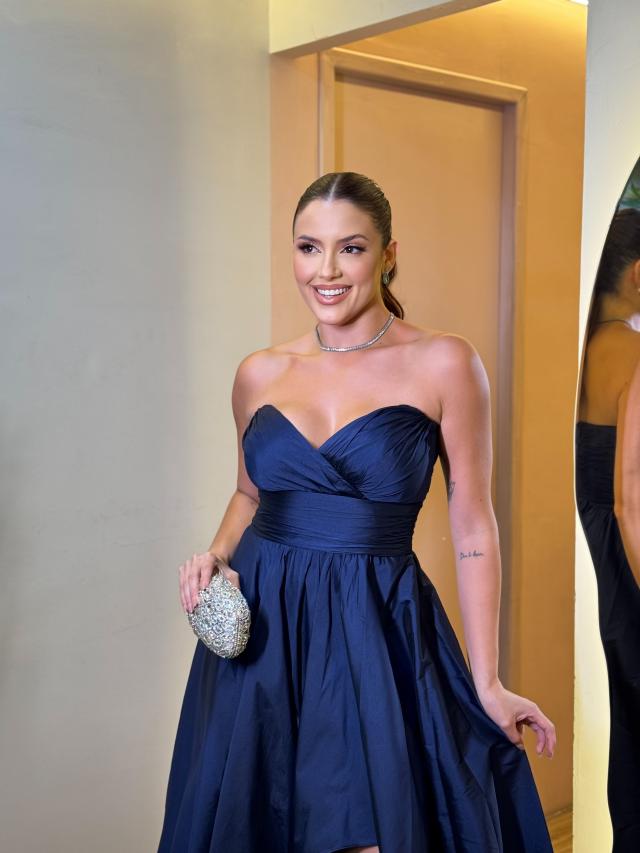 Vestido Sofia Azul Marinho