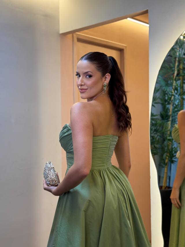 Vestido Sofia Verde Oliva