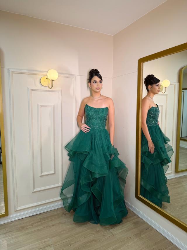 Vestido Kalene verde 