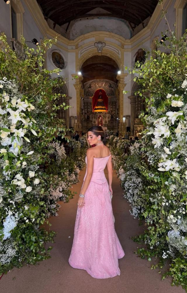 Vestido Olívia rosa bebê