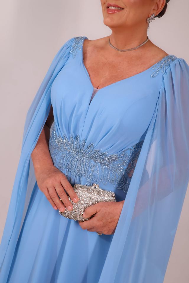 Vestido Catarina Azul Serenity