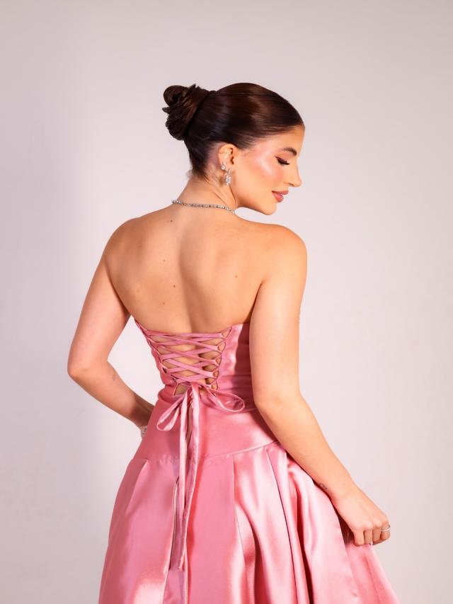 Vestido Eloise Rosê