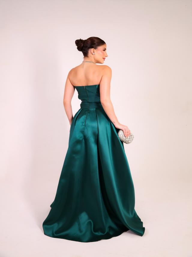 Vestido Malu Verde Esmeralda