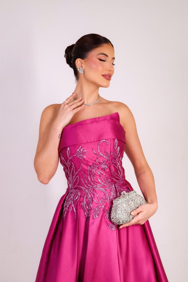 Vestido Marilia Fucsia