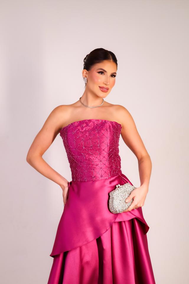 Vestido Rávila Fucsia 