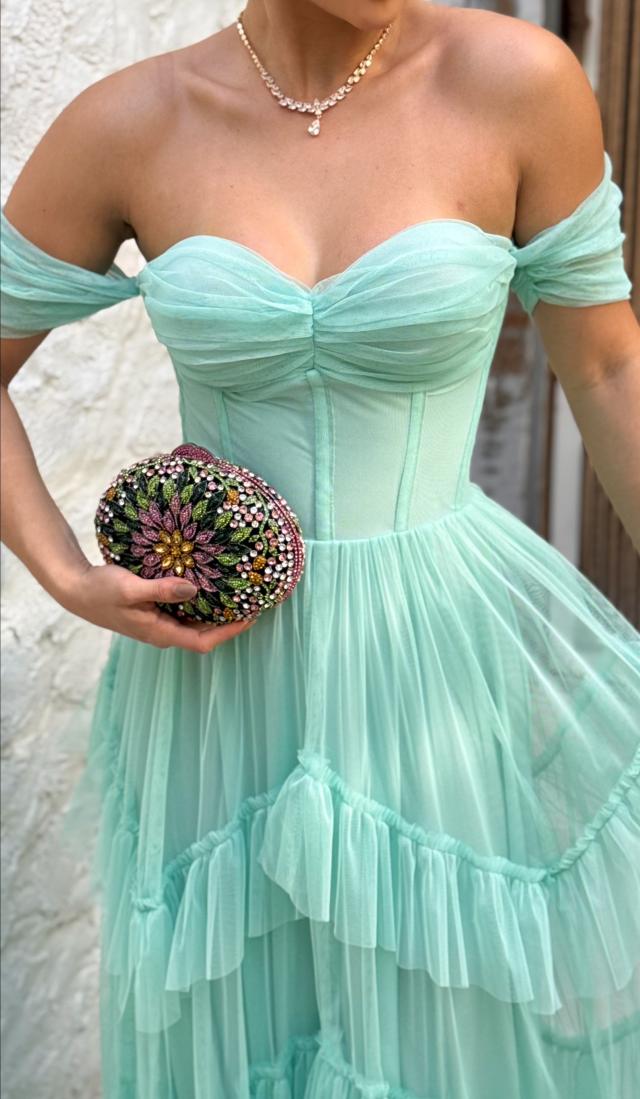 Vestido Maisa Verde Tiffany
