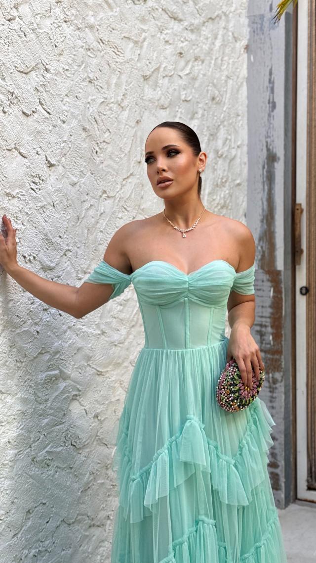 Vestido Maisa Verde Tiffany