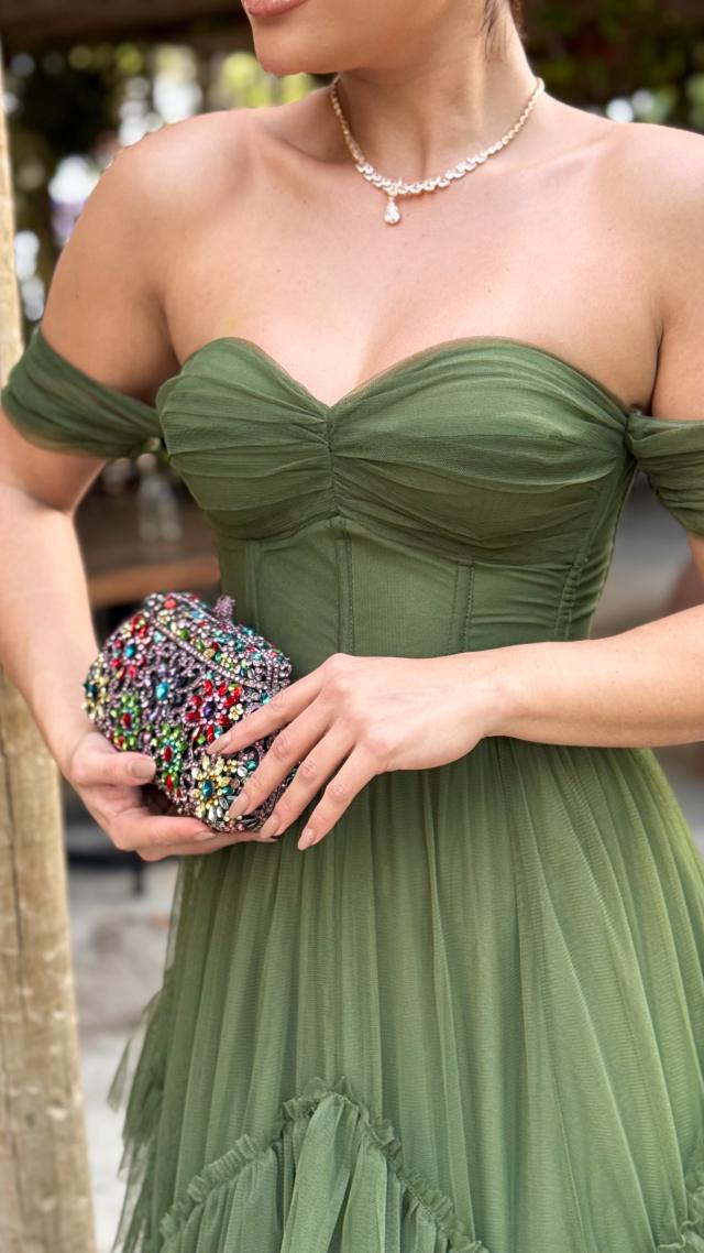 Vestido Maisa Verde Oliva 