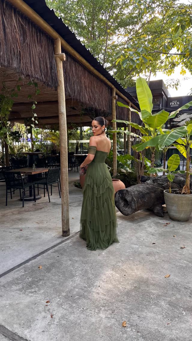 Vestido Maisa Verde Oliva 