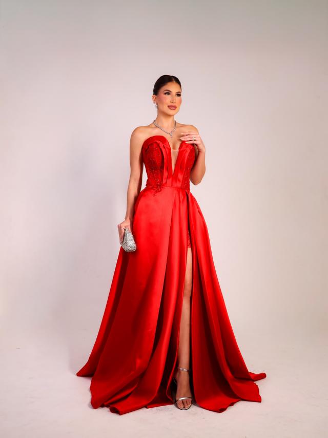 Vestido Elen Vermelho