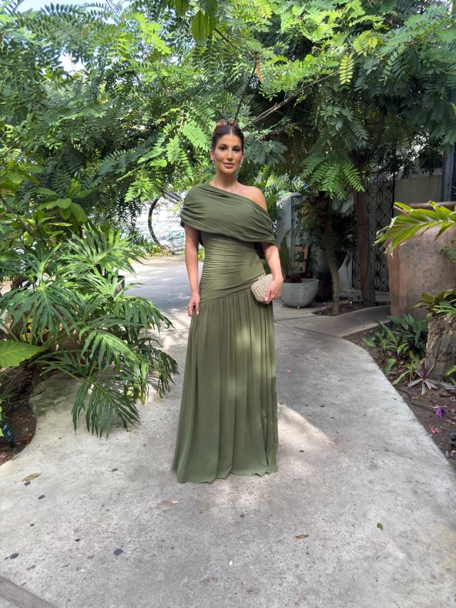 Vestido Tassia Verde Oliva