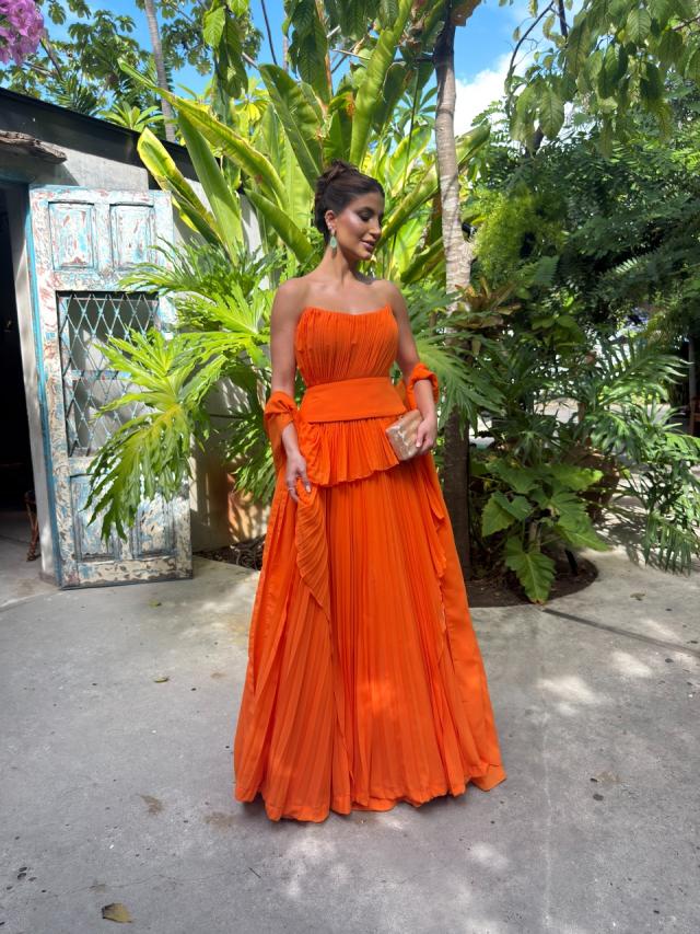 Vestido Ágata Laranja