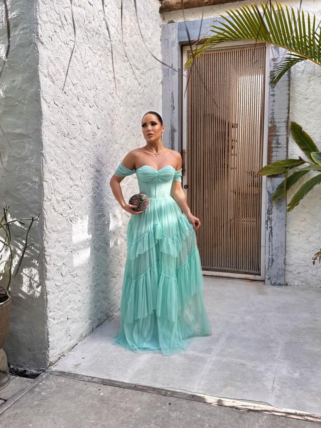 Vestido Maisa Verde Tiffany