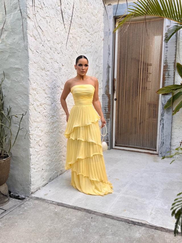 Vestido Kely Amarelo