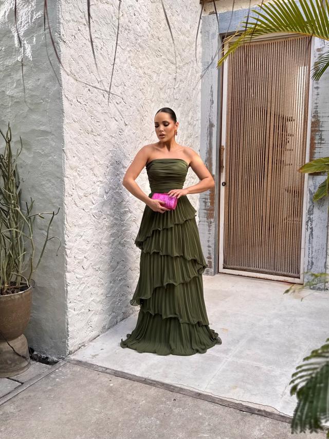 Vestido Kely Verde Oliva 