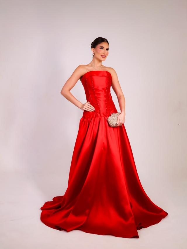 Vestido Cádina Vermelho