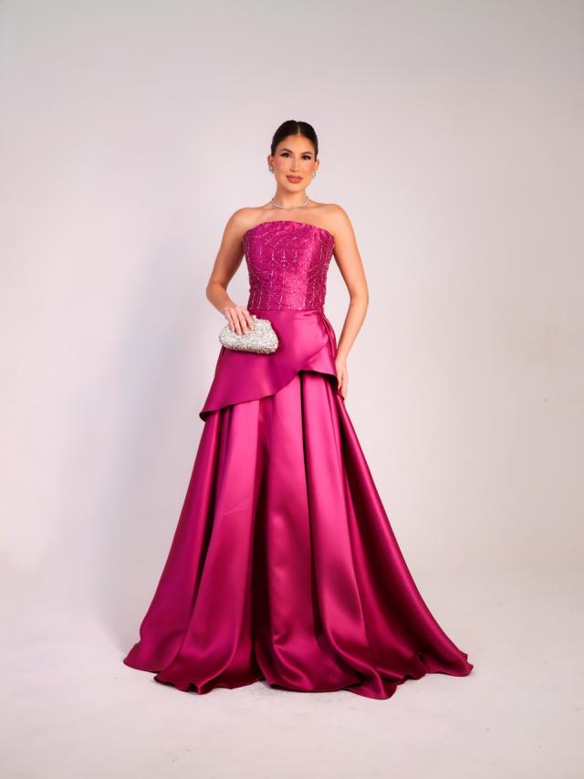 Vestido Rávila Fucsia 